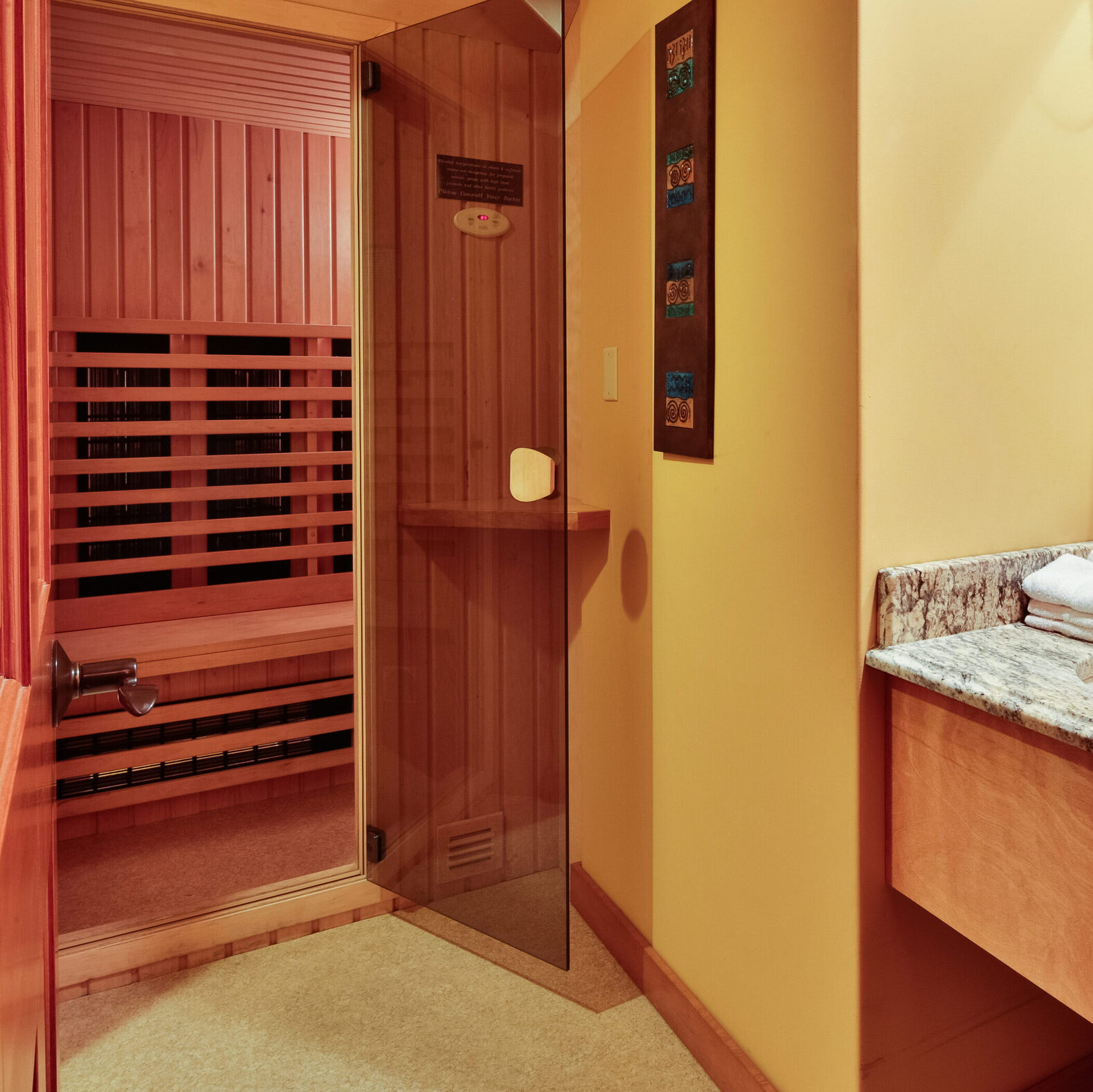 Sauna Room at Solstice